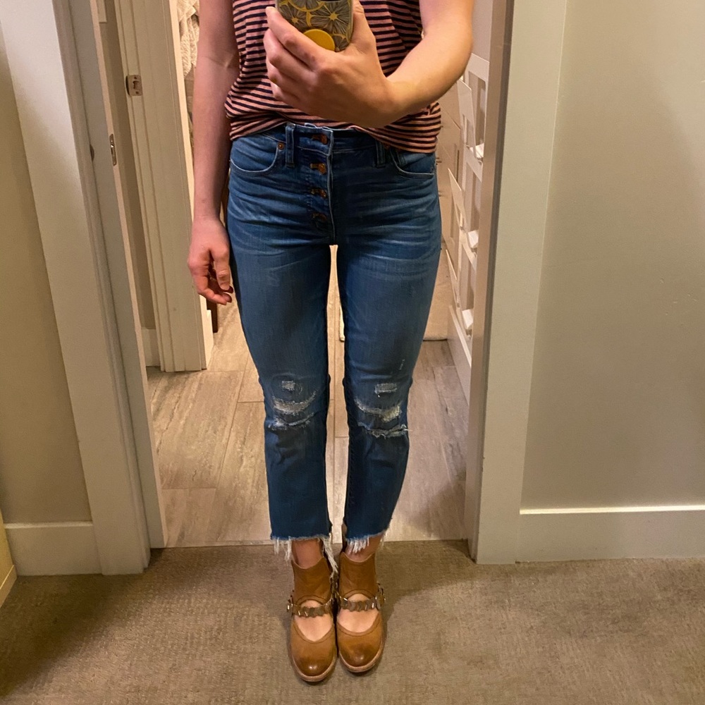High Rise Madewell Cali Demi-Boot Jeans